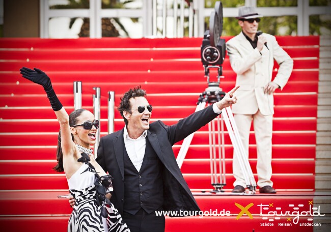 Filmfestspiele in Cannes mit rotem Teppich