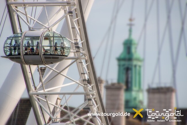Fantastischer Blick auf die Stadt: London Eye